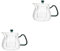 OUNONA 2 Stück Teekannen Aus Glas Zum Kochen Auf Dem Keramikherd Kleiner Teekessel Teekannen Teekessel Herd Glas Teekessel Glaskessel Teekessel Mit Teesieb Tee Ei Für Lose