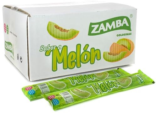 Flash ZAMBA Polos Líquidos para Congelar, Polines 1 Caja 55 Unidades (Melón)