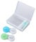 FRCOLOR 2pc Lens Case Storage Jar Double Boxes Beautiful Green Eye Care Replacement Every Months