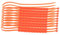 GARVALON 10st Kabelbinder Aus Nylon Autoreifen Universelle Schneeketten Autokette Schneesocken Für Autos Rutschfester Schlammreifengürtel Anti-rutsch-schlamm-reifengürtel Orange