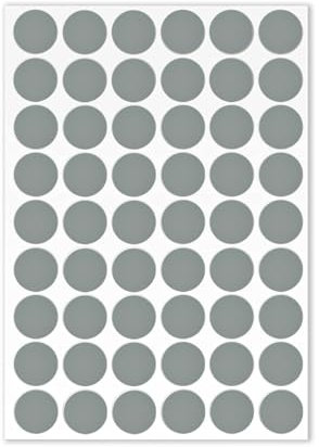 LICQIC Cache Trou Meuble Cache Vis Adhesif Cache Trou Mur Autocollants pour Trous de Vis pour Armoires Murales Bureaux Réparations de Meubles, 54 Pièces 21 mm