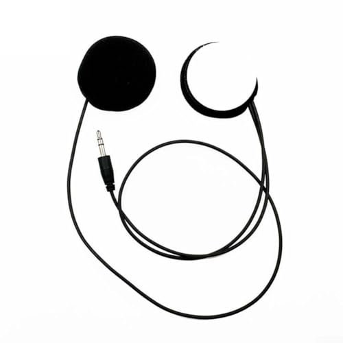 Casque avec microphone intra-auriculaire, microphone pour moto Cardo Edge, installation et fonctionnement faciles pour les cyclistes (A)