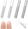 4 Stück Glasnagelfeile Nagelfeile Glas Polierfeile Fingernägel Glasfeile Für Nägel Naturnägel Mit Etui Glasnagelglanzpolierer Glasnagelglanz Pufferpolierer Kristall Nagelglanz Pufferpolierer
