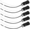 ARTIBETTER 5St Lampenfassung aus Bakelit zum Einstecken E12-LED-Lampenfassungsadapter E12-Fassung mit Kabelanschlüssen Pendelleuchte Fassung moderner Glühbirnen Kupferleitfolie Black