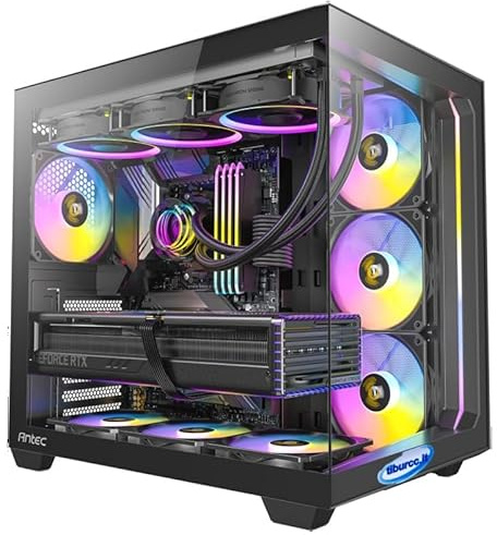 Computer Gaming PC Ryzen doppia camera (R7 9800X3D RX 9070XT) WIFI Bluetooth NVMe 2TB
