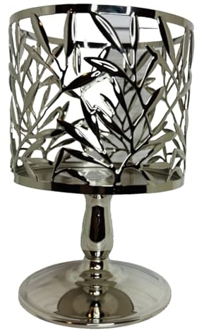 Bath and Body Works Vine and Leaf Pedestal 3 Wick Candle Holder