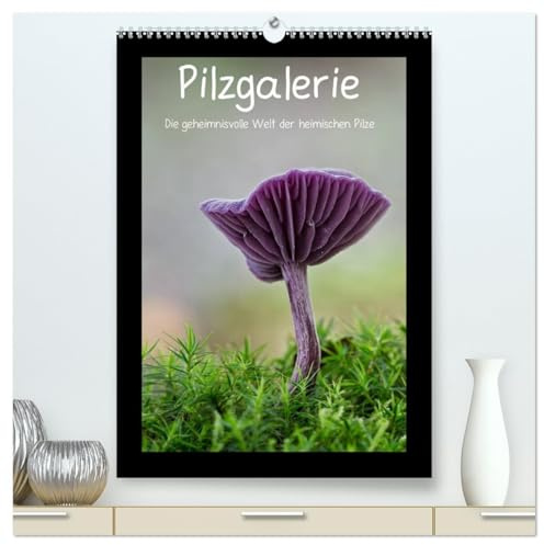 Pilzgalerie - Die geheimnisvolle Welt der heimischen Pilze (hochwertiger Premium Wandkalender 2026 DIN A2 hoch), Kunstdruck in Hochglanz: Herrliche Pilzaufnahmen im Hochformat (CALVENDO Natur)