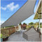 Tenda parasole per esterni, 90% protezione UV, per balcone, pergola, frangivento, HDPF, 5 x 9 m, con occhielli