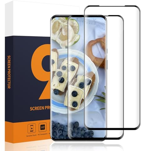 Carantee 2 Stück Schutzfolie für Panzerglas für Oneplus 7 Pro/7T Pro 5G, Blasenfreie, 3D Vollabdeckung Schutzglas, 9H Härte, Sensitive Touch, 0.33mm HD Klarsicht Oneplus 7 Pro Displayschutzfolie