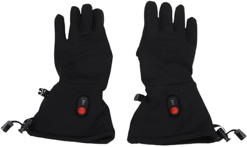 XUXHOU Heated Glove Liners, Polyester Material, Long Battery Life and Touchscreen Compatible for Winter Sports and Outdoor Activities