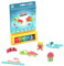 Plus-Plus 3991 Geniales Konstruktionsspielzeug, Activity Pad Meer, Baustein-Set für 2D und 3D Figuren, Kreativ-Bausteine für Kinder ab 5 Jahren, 125 Teile