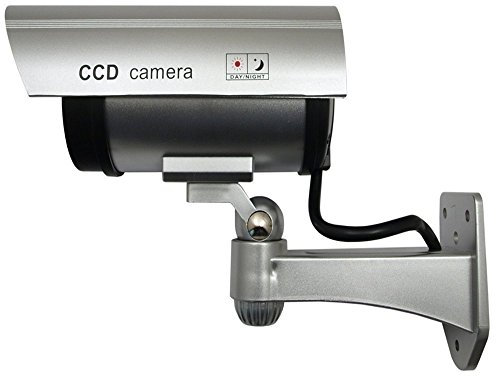 IR1100 S Kamera Dummy LED Überwachungskamera Attrappe Alarmanlage CCTV Camera wasserdicht