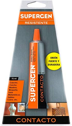 TESA 62601-00000-02 - Supergen Transparente Contacto Incoloro - Tubo 75 ml