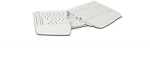 Bakker BNEEDDE ergonomische Tastatur weiß