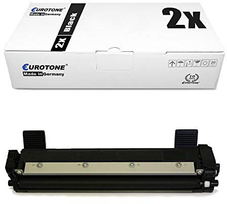 2X Eurotone Toner kompatibel für Brother MFC 1810 1815 1910 1911 W NW, TN1050