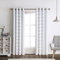 2 PACK: Regal Home Kollektionen Meridian Energie Effiziente/Room Alu/Noise reduziert/Thermo-Vorhang, Gitter Chic Schaumstoffpolster Tülle sortiert Farben, Polyester-Mischgewebe, grau, 52 in. W x 84 L