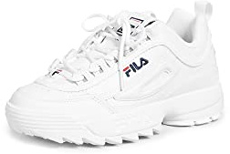 Fila Damen Disruptor Ii Premium Platform Sneaker, Weiß/Weiß/Weiß, 39 EU