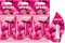 AREON Liquid Auto Lufterfrischer Bubble Gum Duft Autoduft Kaugummi Rosa Duftflakon Parfüm Flakon Aufhängen Hängend Anhänger Spiegel Set 5ml 3D (Bubblegum Pack x 3)