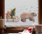 TinyFoxes Fensterbild Schlittenfahrt - selbstklebend und wiederverwendbar - Fensterbild Weihnachten - handgezeichnet von Kristin Franke