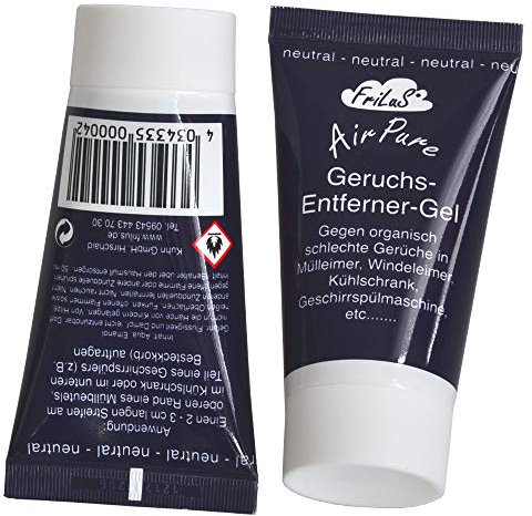 Frilus AIR Pure Geruch neutral Tuben GEL Geruchsvernichter, Geruchsentferner, Geruchsverzehrer (Neutral Tube, 4)