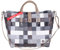Witzgall Ice-Bag Original Shopper Young Style 5070 Einkaufskorb 36x27x16cm (schwarz-grau-Weiss)