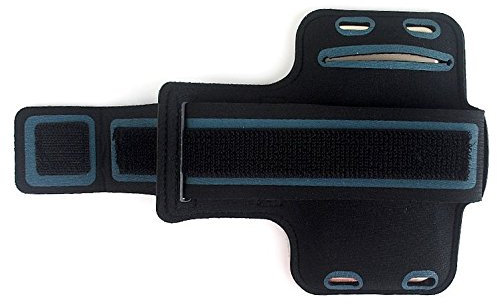DFV mobile - Berufsausrüstung Armbandtasche Sport Armband Wasserabweisende aus Neopren Premium für BLACKVIEW BV9900 PRO (2019) - Schwarz