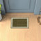 renoazul® Non Slip Door Mat Super Absorbent Heavy Duty | 40 x 60 cm Washable Doormats for Kitchen and Office Indoor Outdoor Anti Slip Floor Mat - Greeky Rug - Green & Cream