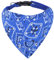 Hunde Bandana Kopftücher Haustier Halstuch Einstellbare für Welpen Kleine Hund Katze (M, Blau)