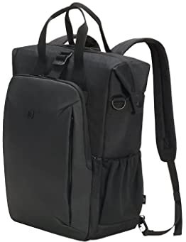 Eco Backpack Dual Go 13-15,6 Zoll, Schwarz
