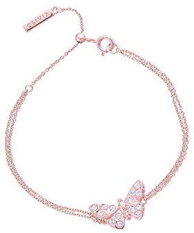 Olivia Burton Gliederarmband für Damen Kollektion 3D BUTTERFLY Rose Gold - OBJMBB11