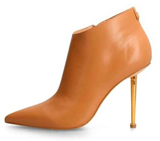 GUESS Tronchetti con Tacco Oro 37 Marrone