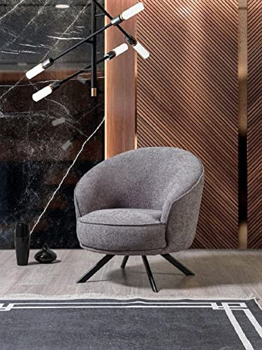 Sessel Luxus Einsitzer Couch Textil Sofa Polster Möbel Grau Couchen Stoff Textil
