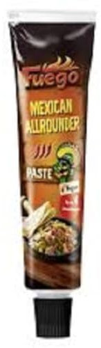 Fuego - Mexican Allrounder Würzpaste | Zum unkomplizierten Würzen von mexikanischen Gerichten | Für 4 Anwendungen | Vegan | 1 x 40g in wiederverschließbarer Tube