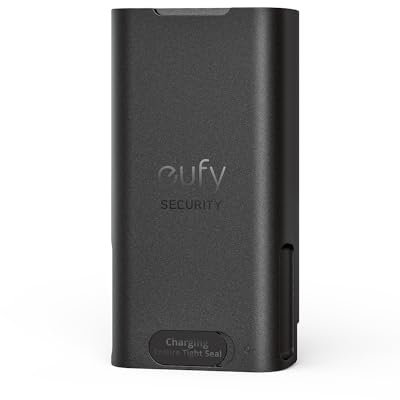 eufy Security Rechargeable Battery Pack with USB-C, Quick-Release Battery Pack, Long-Lasting Backup Power, 6,500 mAh Capacity, Easy to Install and Remove, Compatible with eufy Video Doorbell E340 &C31