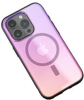 Mous for iPhone 15 Pro Case MagSafe Compatible Clear - Clarity 2.0 - Iridescent - Protective iPhone 15 Pro Case - Scratch Resistant Crystal Clear & Slim Design - Shockproof Phone Cover v2