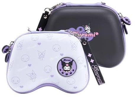 YOCORE Universal Game Controller Holder Case, Portable Hard Shell NS Pro Controller Protective Handbag for PS4, PS5,NS Pro, Xbox with Room for Data Cables and Accessories-Kuromi