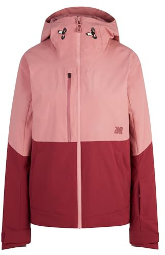 Ziener Damen RIBBA Ski-Jacke/Freeride | PFC frei, Wolle, wattiert, berry, XL