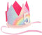 QUMIIRITY Party-Krone mit der Zahl 5 für Jungen und Mädchen zum Geburtstag. Entzückendes Regenbogen-Stirnband für die Babyfeier.