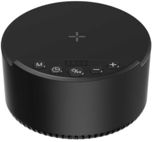 N3cessity Machine à son de piano avec 20 sons de piano apaisants, haut-parleur Bluetooth et chargeur sans fil avec fonction mémoire, minuterie de sommeil, thérapie sonore pour bébés, enfants, adultes