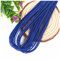 Elastisches Seil 1mm bunte hochelastische runde elastische Band rundes elastisches Seil Gummiband elastische Linie DIY. Nähen Schmuckzubehör 8meter Seil Elastisch(Blue 8M)
