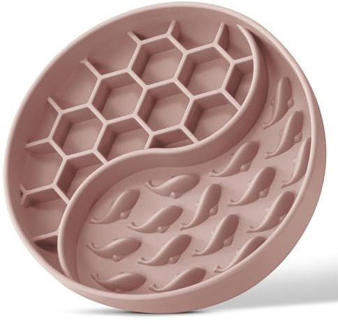 Gamelle anti-glouton pour chiens et chats, alimentation lente pour chien, aide à la digestion de l'animal, anti-vomissements, tapis anti-léchage pour nourriture humide et nourriture sèche
