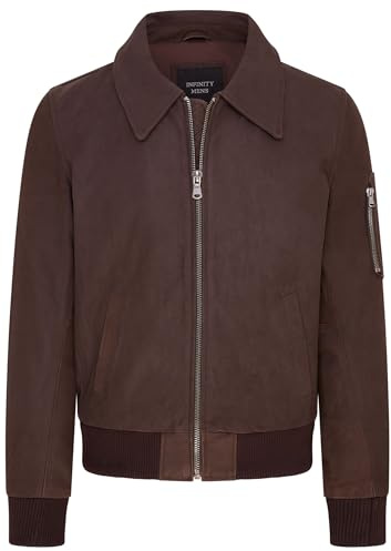 Men's A2 US Airforce Cowhide Aniline Leather Bomber Jacket