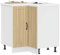 IBUQDDV Küchenschränke Sideboard Vorratsschrank UnterschrankKüchen-Eckunterschrank Lucca Sonoma-Eiche Holzwerkstoff für Esszimmer, Wohnzimmer, Küche