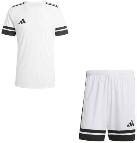 adidas Herren Set Trikot + Hose Squadra 25 White/Black 3XL