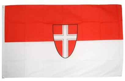 Wien Flagge-Fahne 90cm x 150cm - beste Qualität