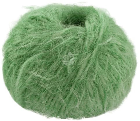 LANA GROSSA Basta| Garn im Fake Fur Look, locker verzwirnt, Franseneffekt& Merinofasern | Handstrickgarn, 50% Schurwolle & 50% Polyamid | 50g Wolle zum Stricken& Häkeln | 100m Garn FB 29
