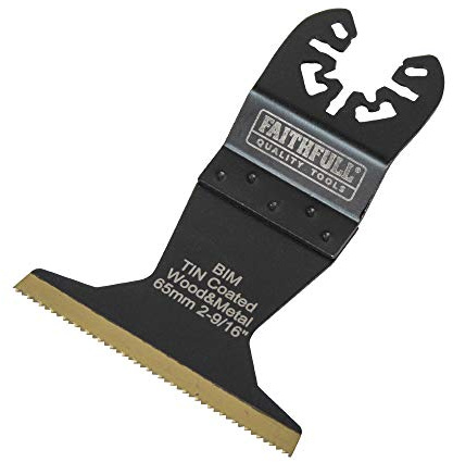 Multi-Functional Tool Bi-Metal Flush Cut TiN Coated Blade 65mm