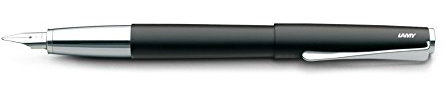 Lamy Unisex Studio Lacquer Fountain Pen - Black - Broad Nib