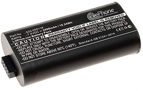 Akku Li-Ion kompatibel mit Logitech UE MegaBoom (Ersatz für 533-000116) - 2600mAh / 7,4V