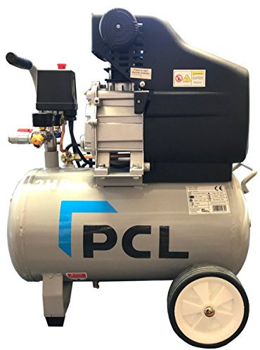 PCL 2.5HP 24LTR Direct Drive Twin Outlet Air Compressor 240V fitted with PCL Female Couplings